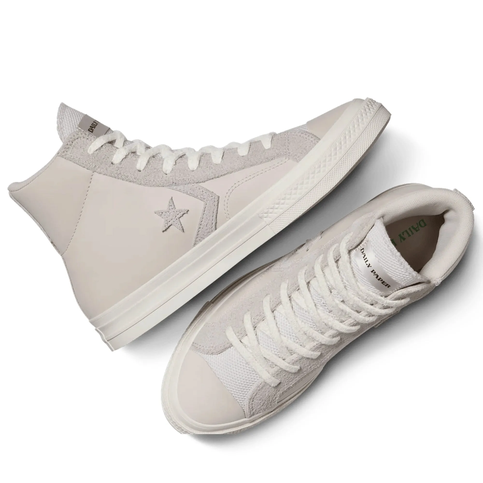 Daily Paper x Converse Star Player 76 Hi - White Sand/Egret