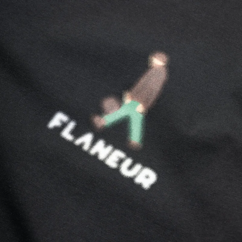 Flaneur Blurred Stroller Tee - Black