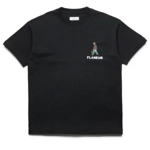 Flaneur Blurred Stroller Tee - Black