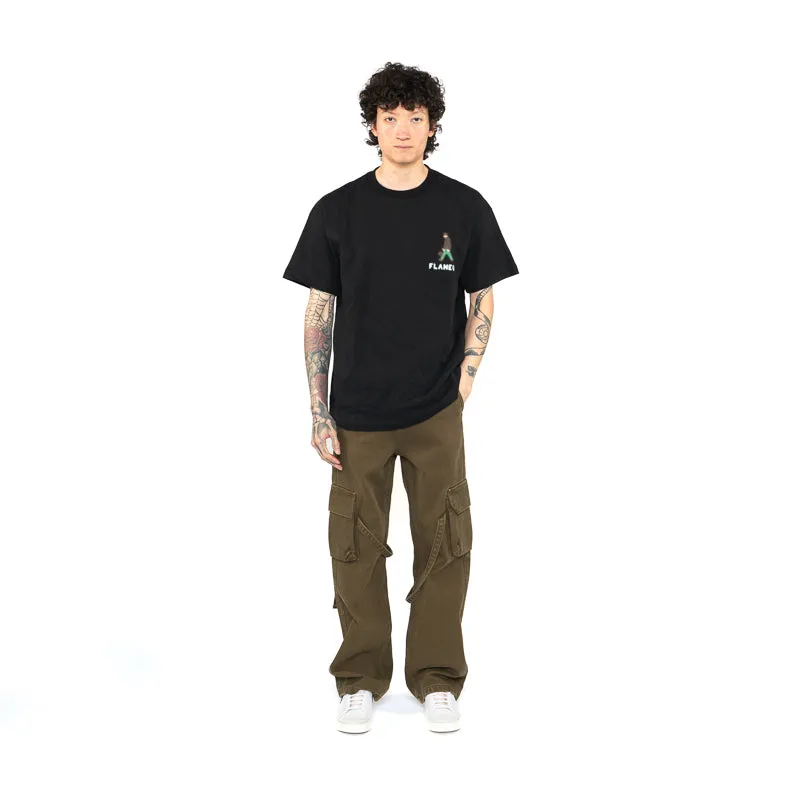 Flaneur Blurred Stroller Tee - Black