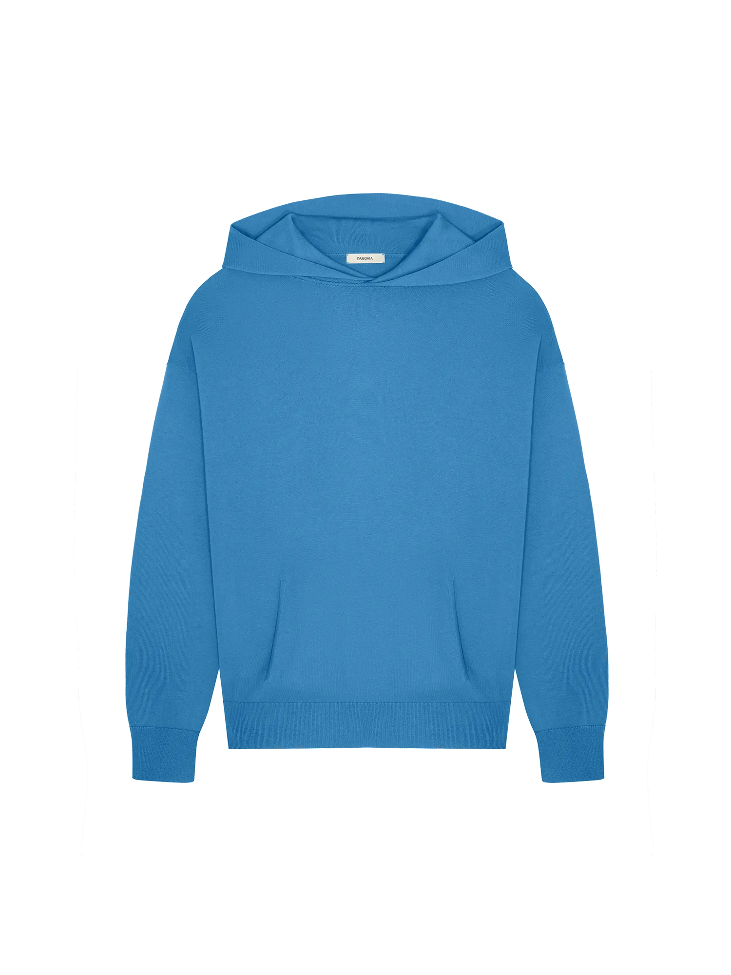 Mens DNA Knitted Hoodie—geyser blue