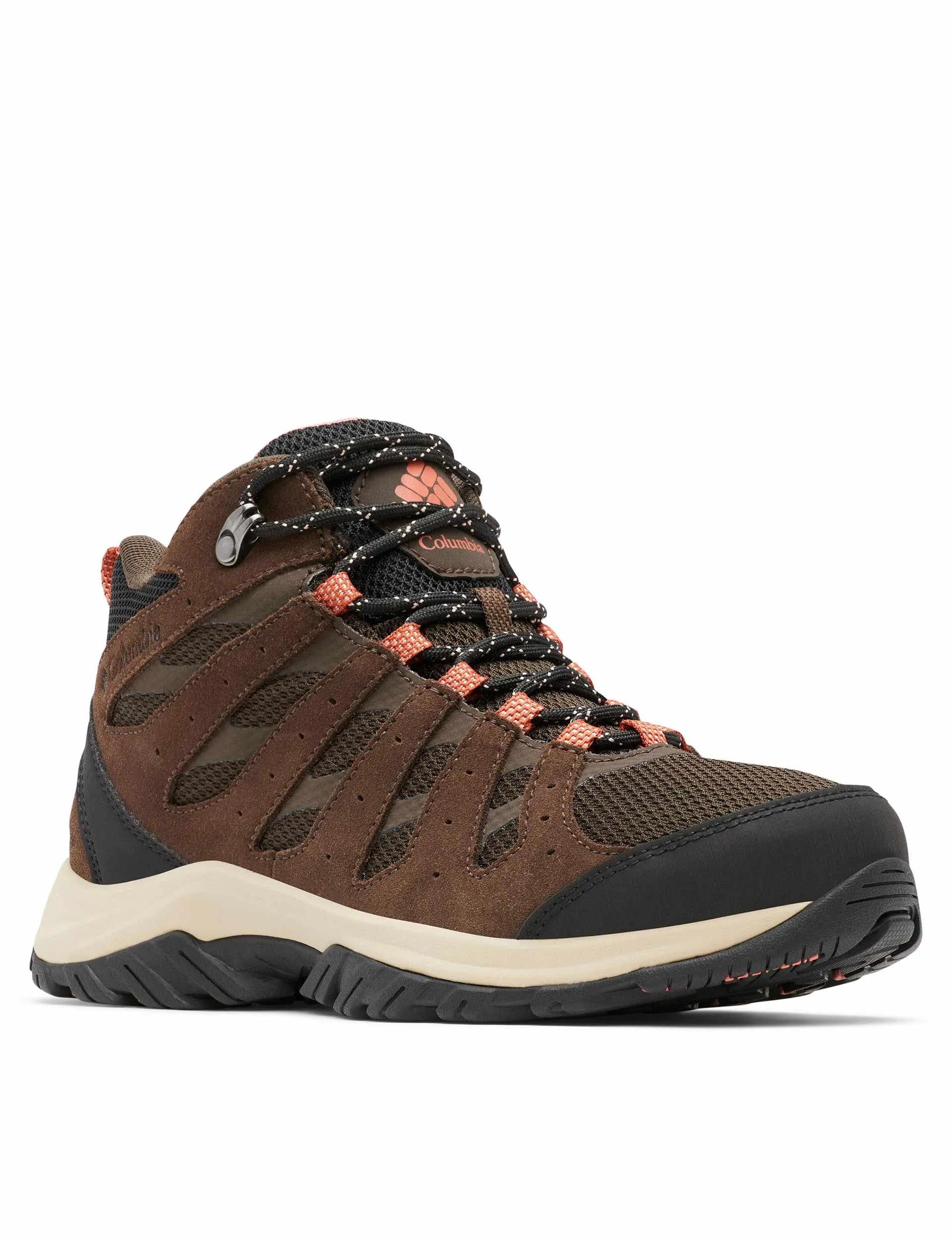 Redmond III Mid Waterproof Walking Boot - Cordovan/Dark Coral