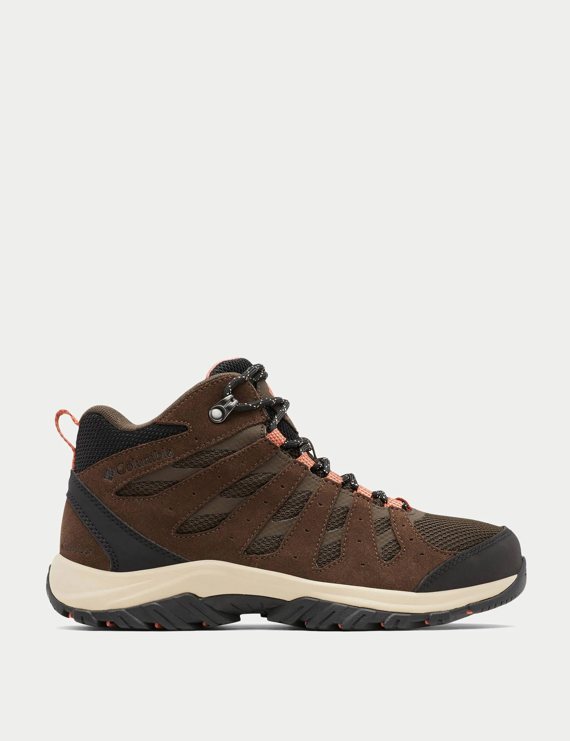 Redmond III Mid Waterproof Walking Boot - Cordovan/Dark Coral