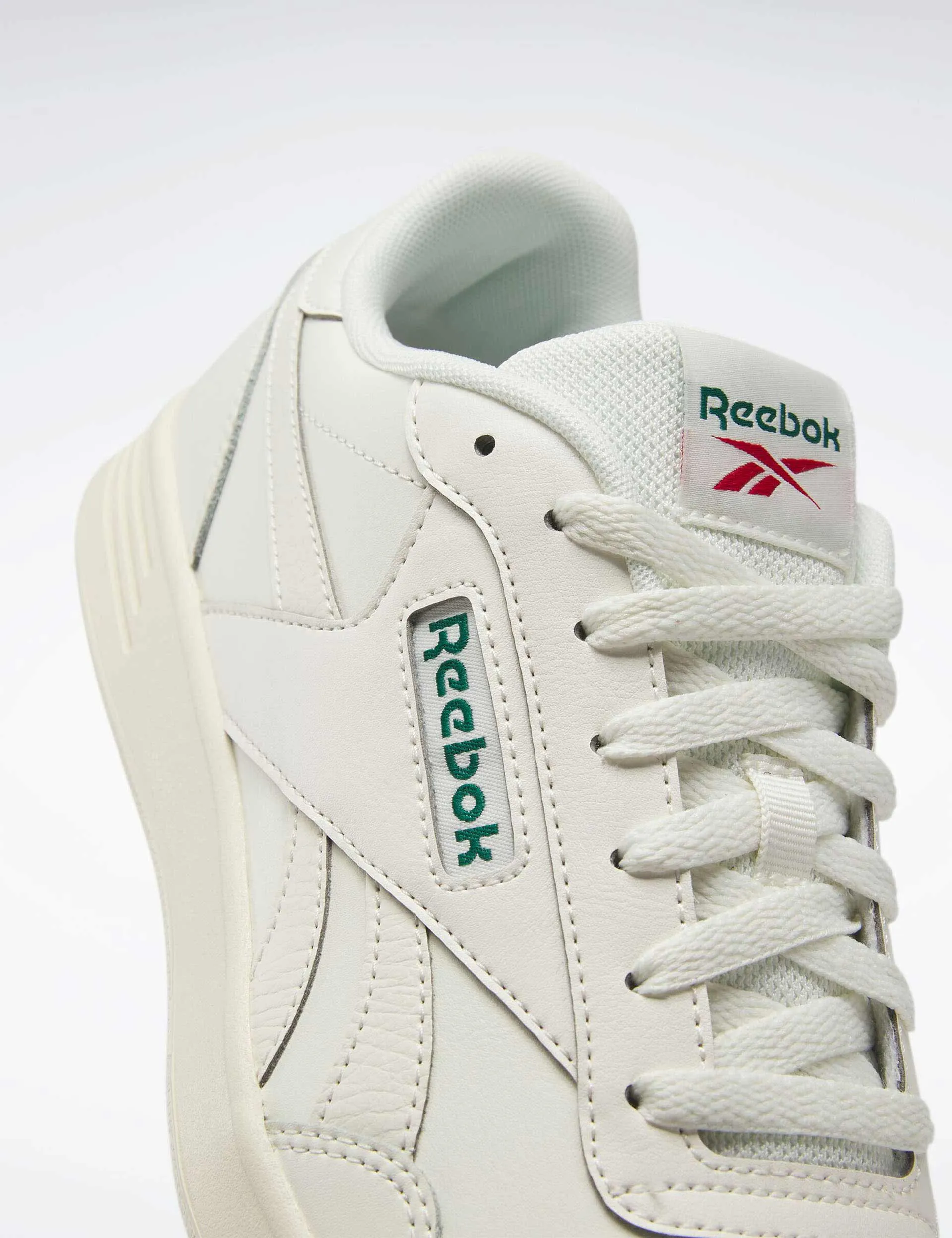 REEBOK COURT ADVANCE-CHALK/DRKGRN/FLASRD