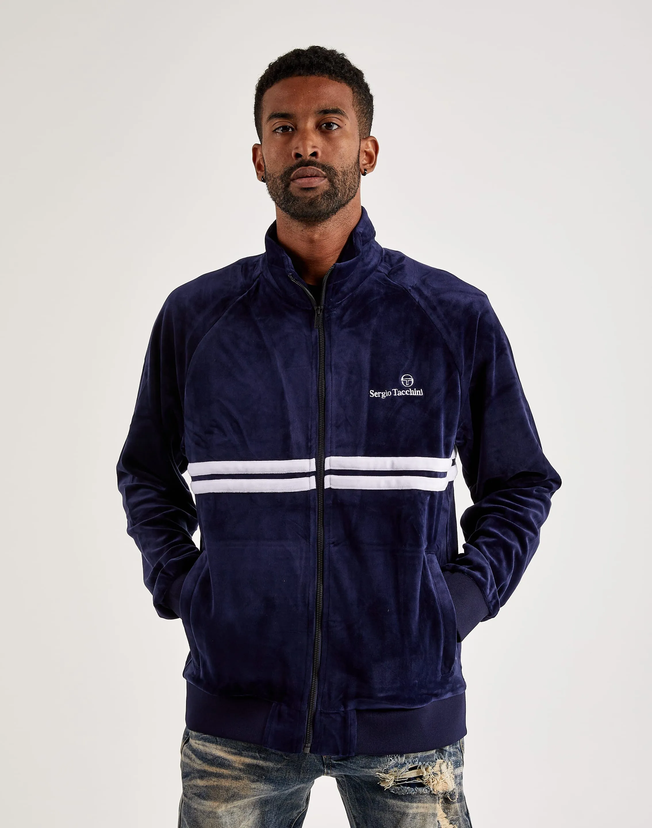 Sergio Tacchini Dallas Velour Track Jacket