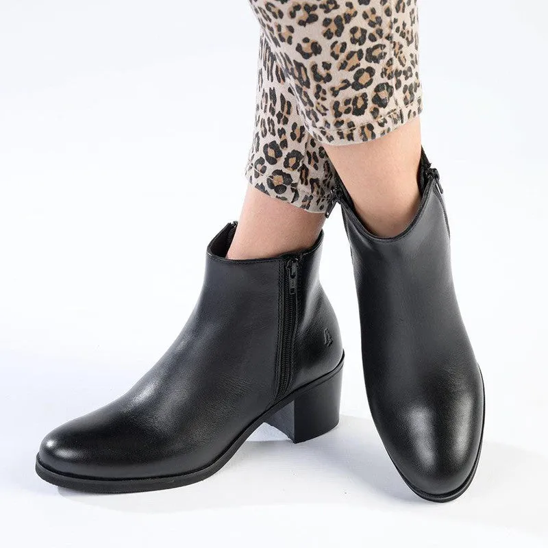 Soft Style by Hush Puppies Dawn Side Zip Ankle Boot - Black