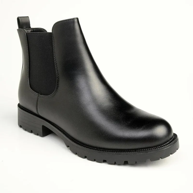 Soft Style by Hush Puppies Samcha Gusset Boot - Black