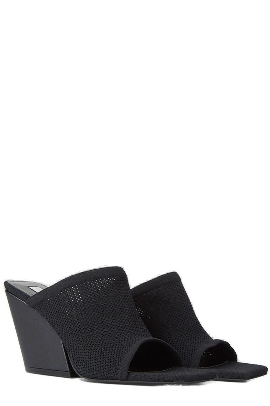 Stella McCartney Mesh-Knit Slip-On Sandals