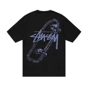 Stüssy Skate Posse Pigment Dyed T-shirt “Black