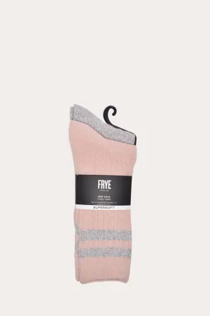 Super Soft Boot Sock 2 Pack - Blush