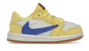 Travis Scott Air Jordan 1 Retro Low OG SP (TD) Canary