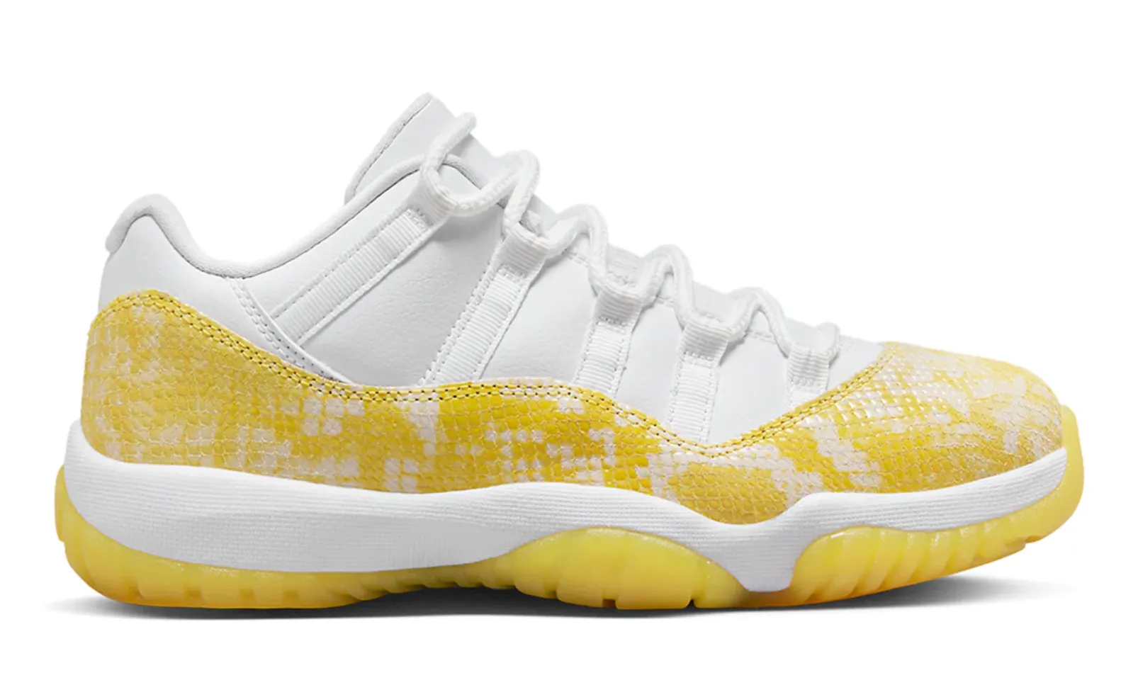 Womens Air Jordan 11 Retro Low "Yellow Snakeskin"