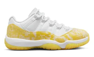 Womens Air Jordan 11 Retro Low "Yellow Snakeskin"