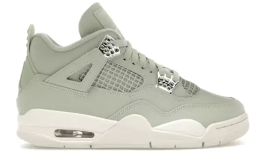 Womens Air Jordan 4 Retro Seafoam Sail