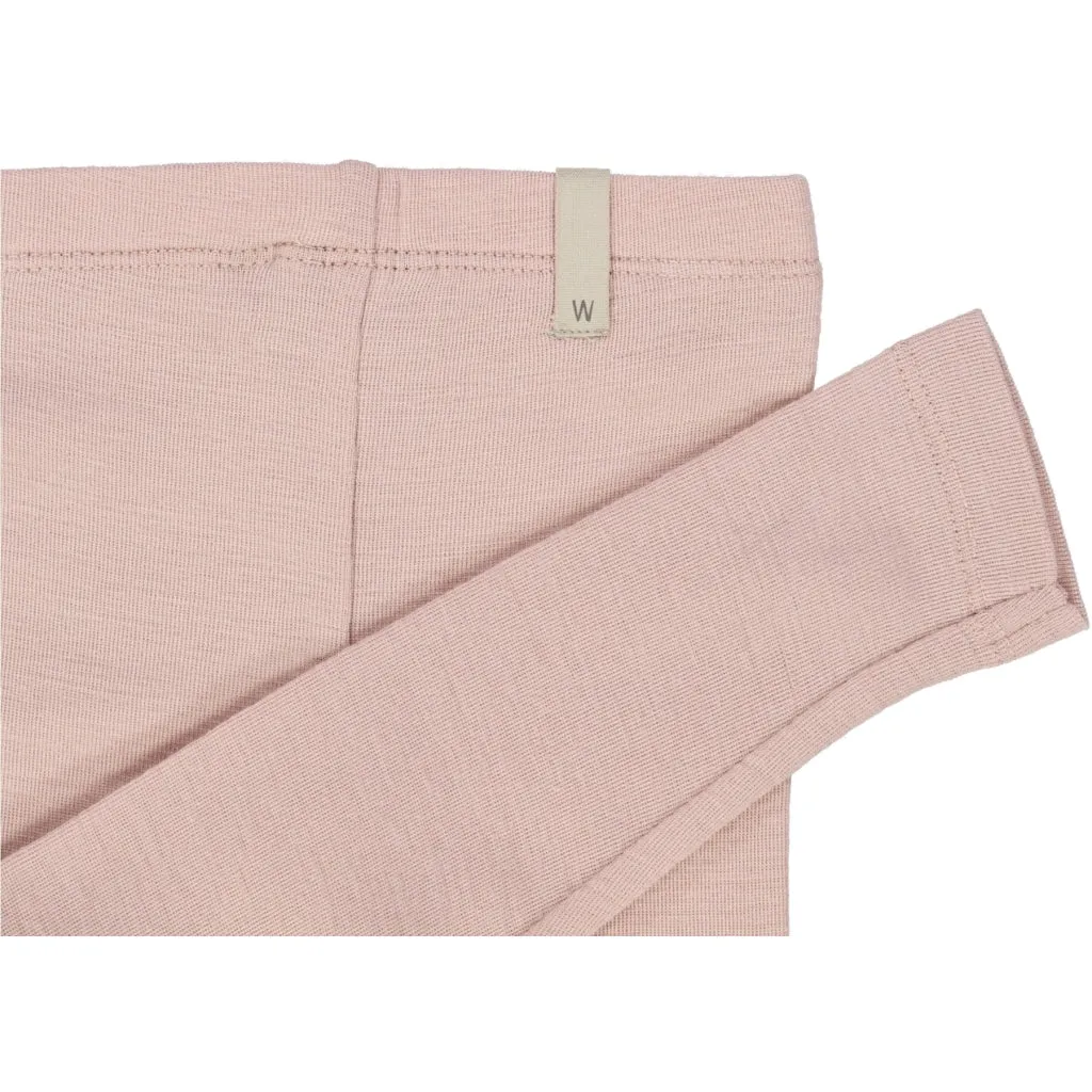 Wool Leggings - rose powder
