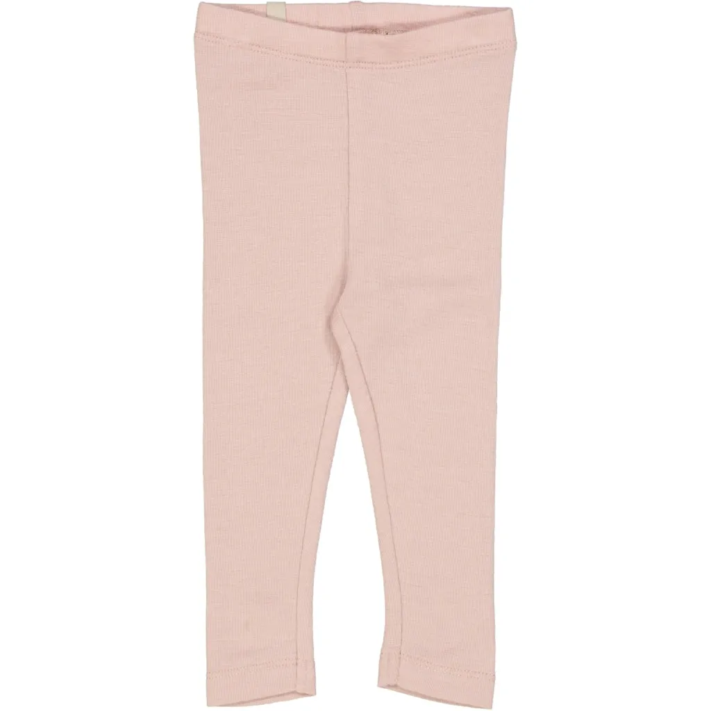 Wool Leggings - rose powder