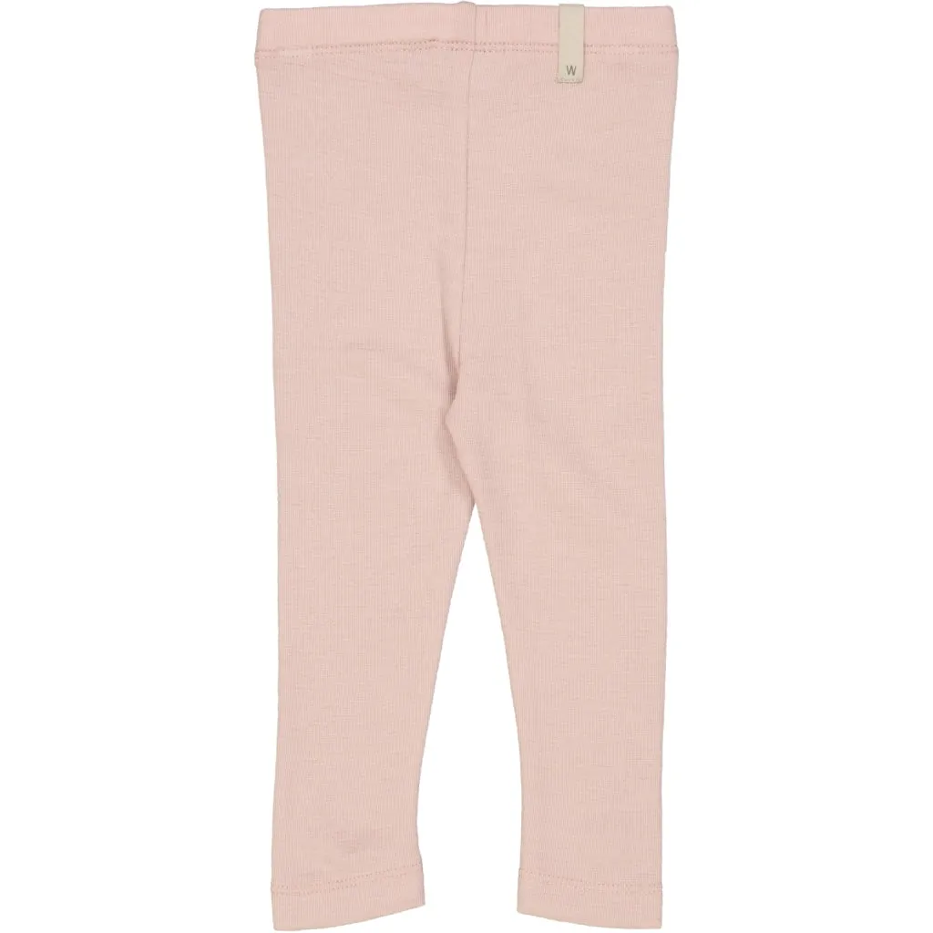 Wool Leggings - rose powder