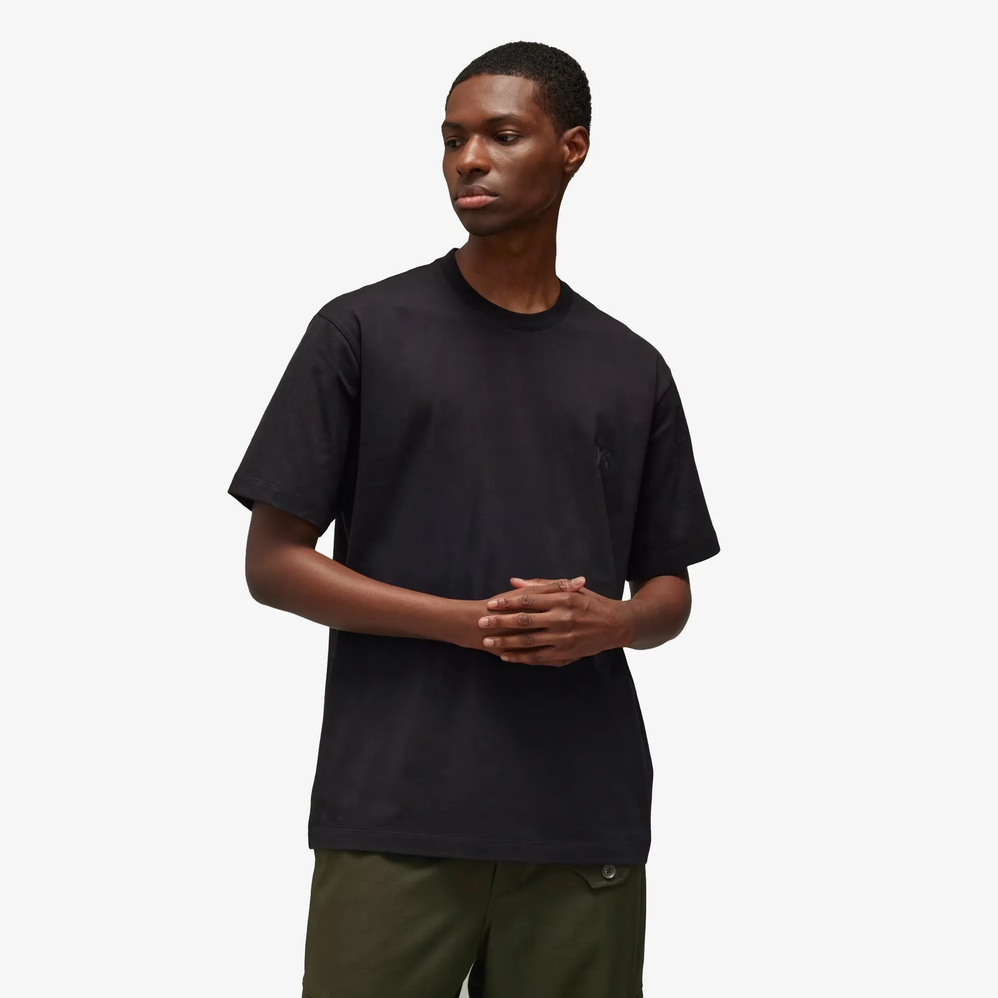 Y-3 | GRAPHIC SHORT SLEEVE TEE { BLACK