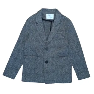 Zara Soft Stretch Glen Check Suit Jacket