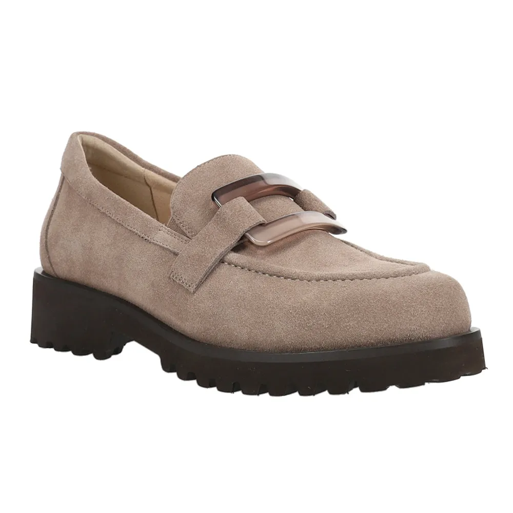Zinta Slip On Lug Sole Loafers