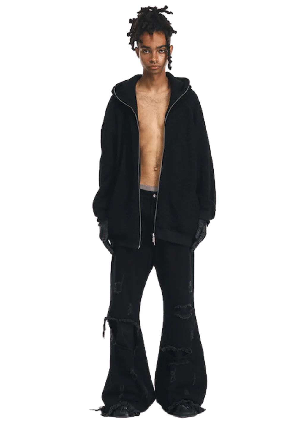 Zip Up Hooded Sweater